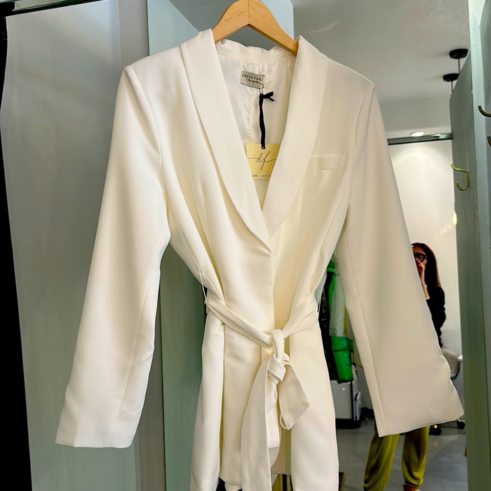 White blazer